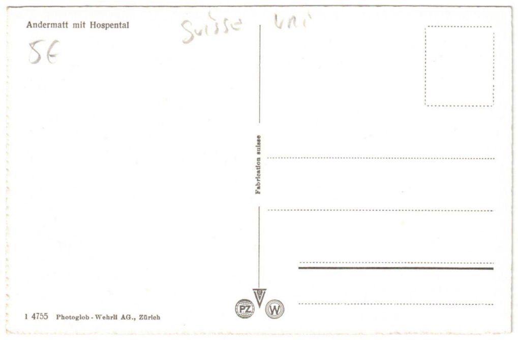 Cartoline postali: Andermatt - Skilift Nätschen – Usato da Binningen venduto da Mountainrider 1