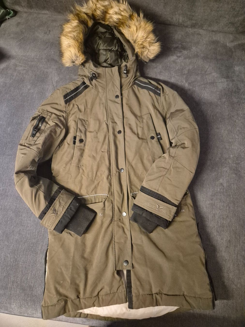 Jacken: Arctic Gear Winterparka, Khaki, Gr. M – Gebraucht aus Glattfelden von Jenoptik 1
