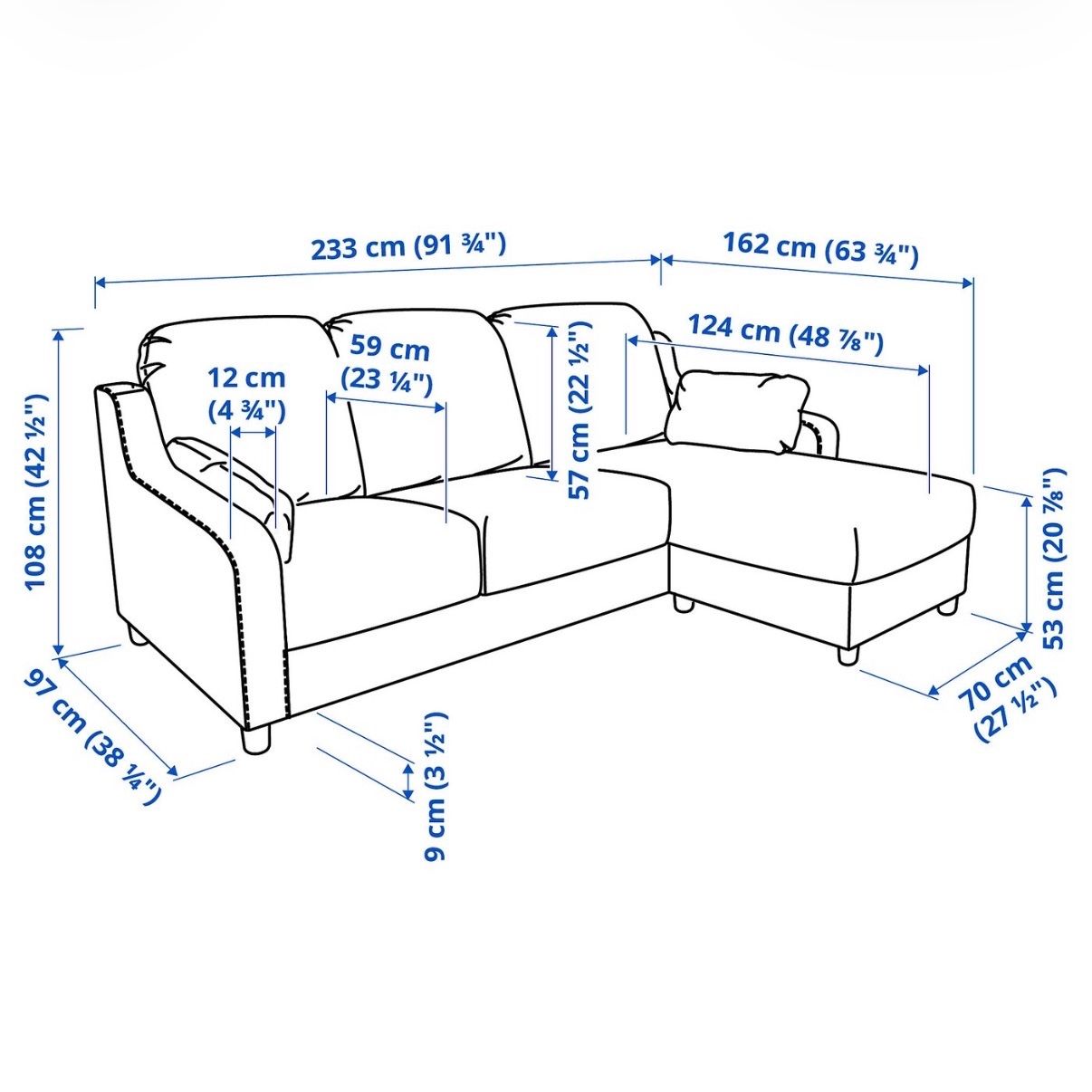 Ikea Divani: Ikea Ecksofa Vinliden – Usato da Zumikon venduto da Nadelhaft79 7