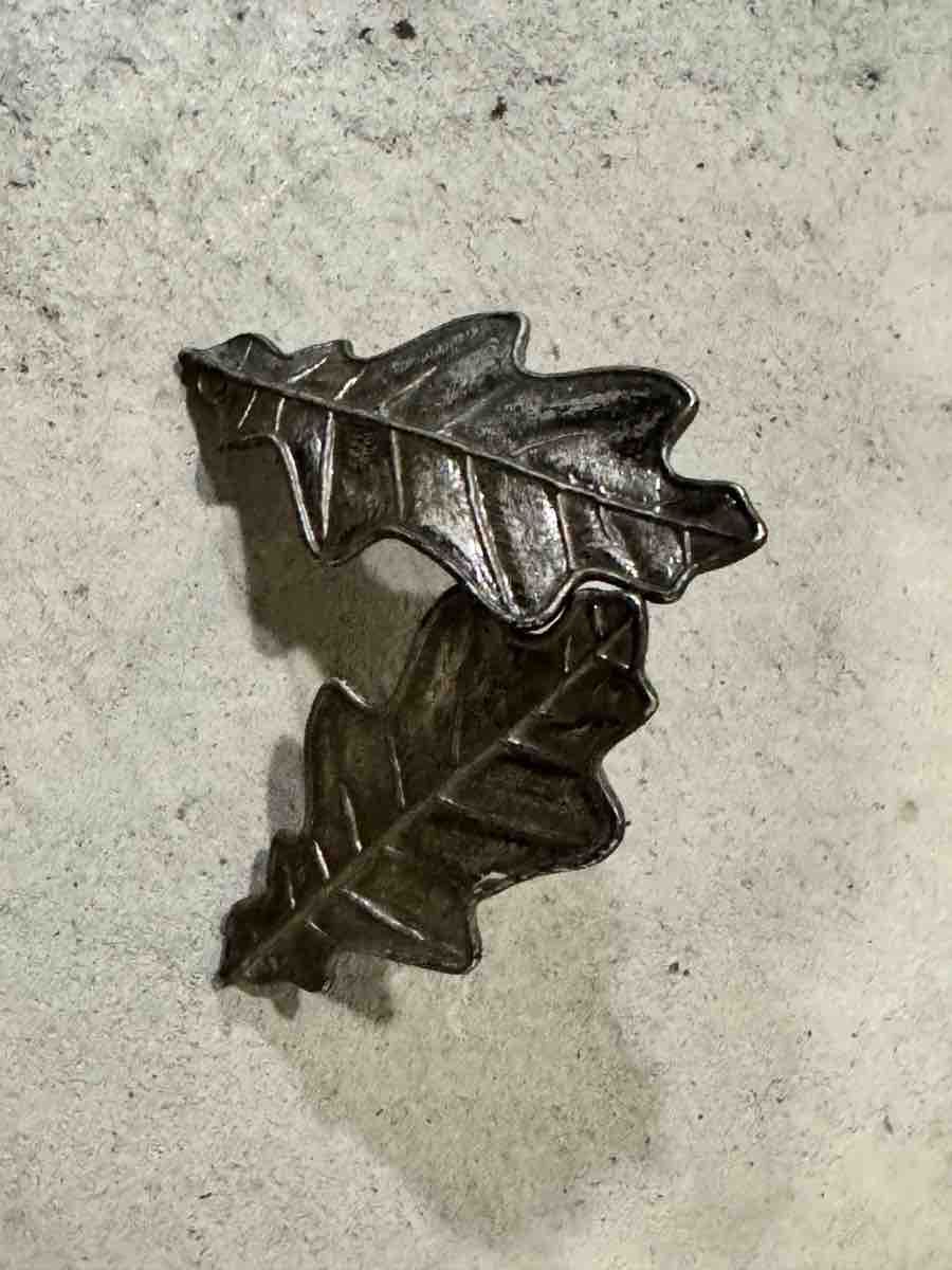 Tutte le decorazioni: 2 Möbelknöpfe Siro Big Bang Eichenblatt Metall – Usato da Basel venduto da mar_nj7r 1