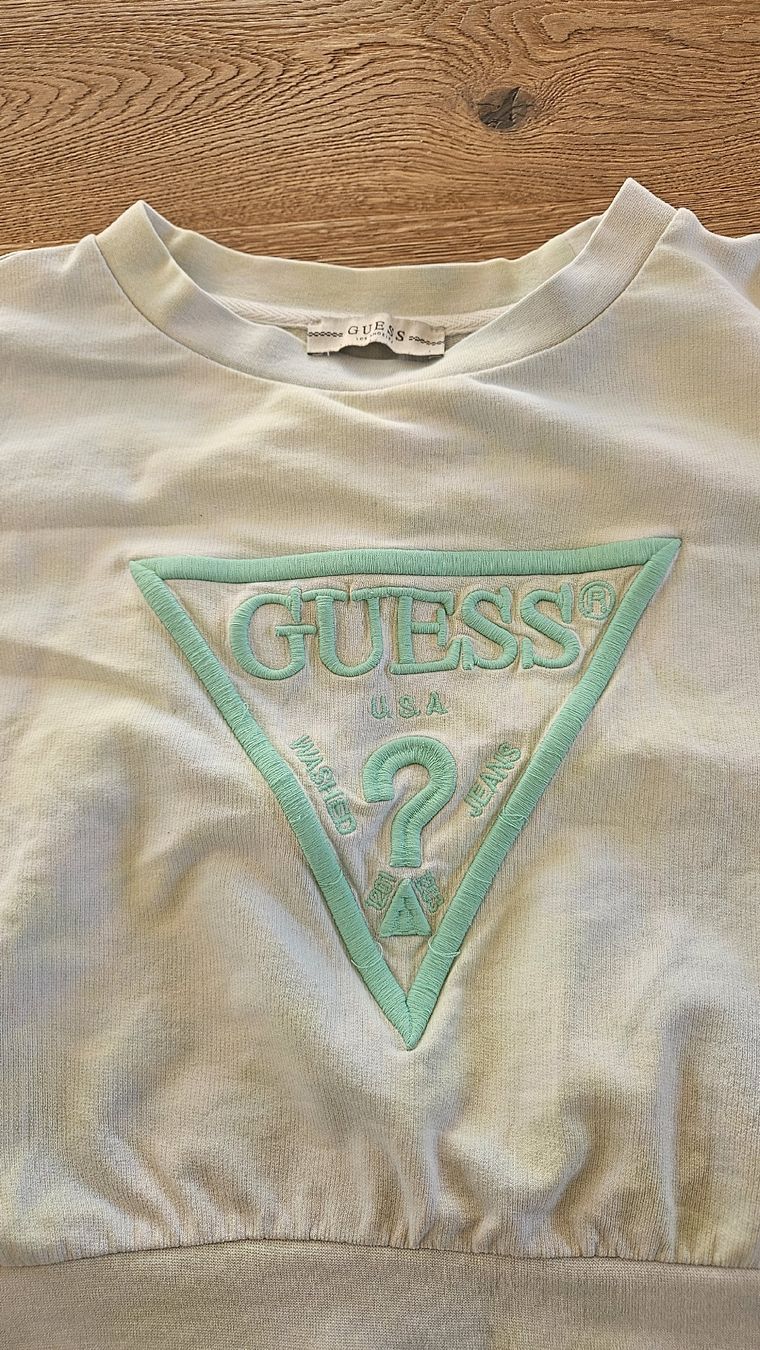 Guess Maglioni & Felpe: Guess Damen Sweatshirt Top hellblau, Grösse S – Usato da Rickenbach LU venduto da tramonto5 1
