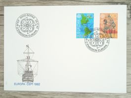 TR17 Enveloppe + Timbre Suisse 1992