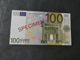 Europa 2001, 100 Euro - SPECIMEN