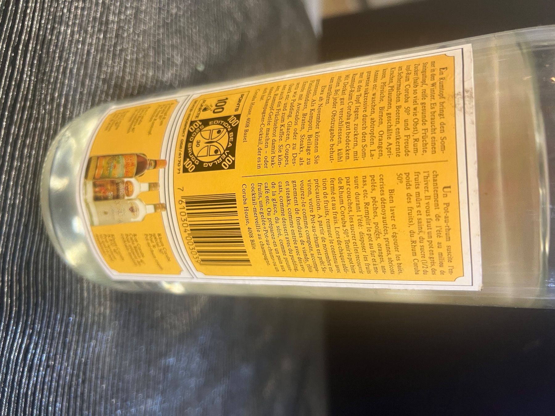 Bevande alcoliche: BOUTEILLE RUM CORUBA ENTAMÉE – Usato da Genève venduto da Leboucheoreilles 6