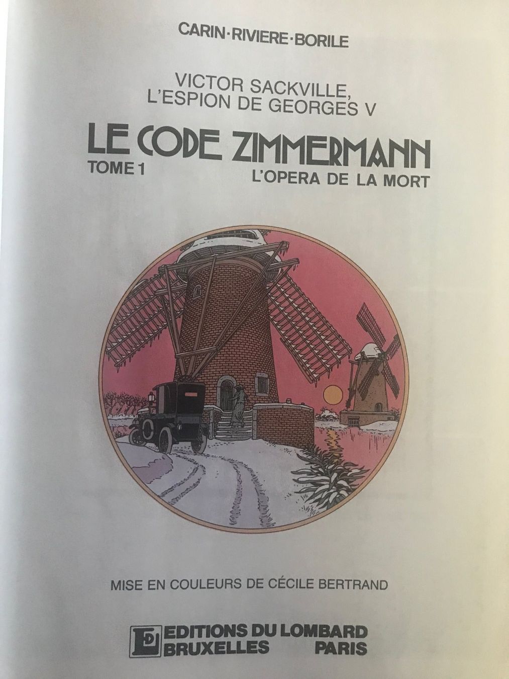 Fumetti: Victor Sackville - Le Code Zimmermann - T1 Opera de la Mort – Usato da Commugny venduto da Alexnicolas11 3