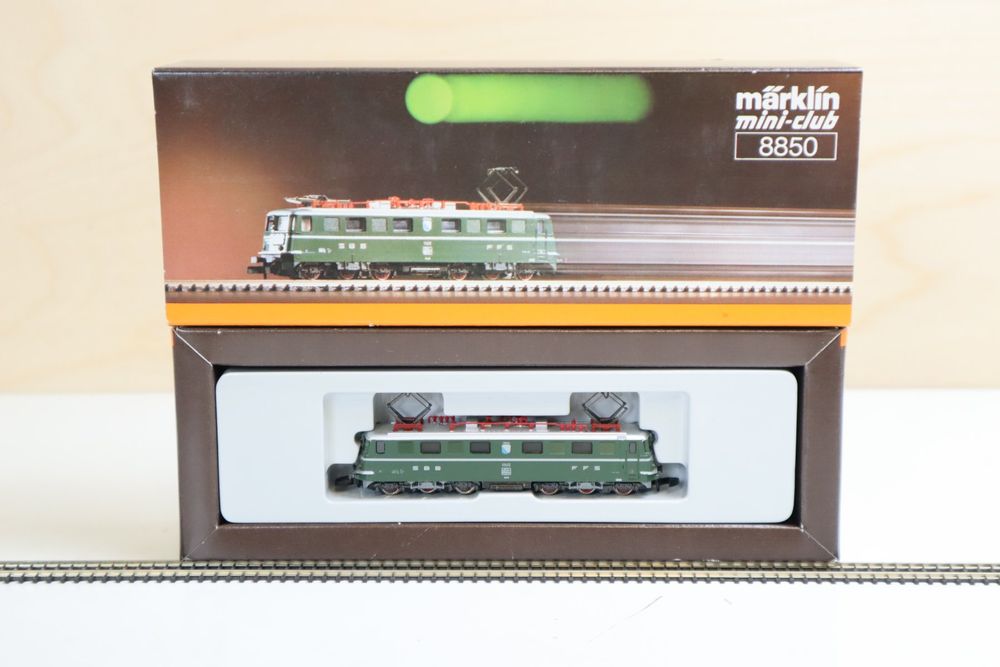 Märklin mini club SBB Ae 6/6 E-Lok 8850 - Zürich | Kaufen auf Ricardo