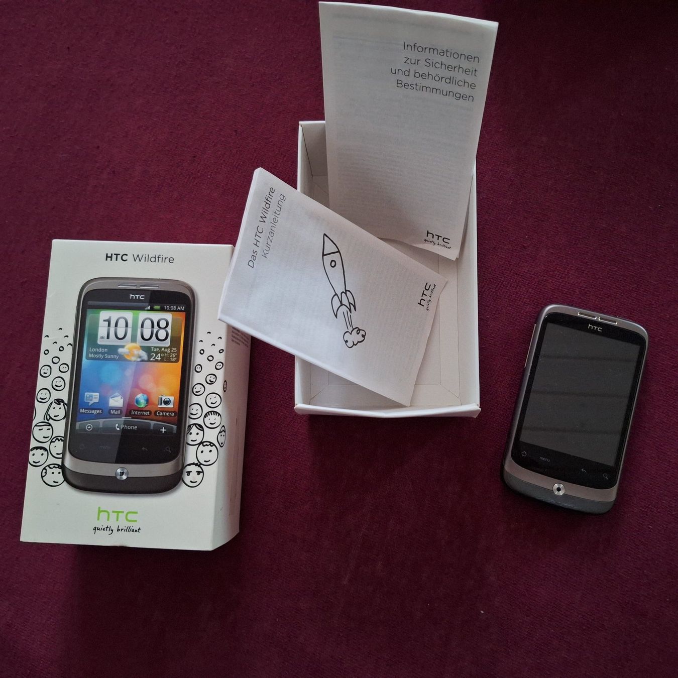 HTC Telefoni cellulari / Smartphones: HTC Wildfire A3333 - Smartphone Klassiker – Usato da Hettenschwil venduto da Schneuggi2 1
