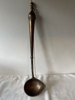 Antike Schöpfkelle Kupfer Messing Suppenkelle Deko Vintage L