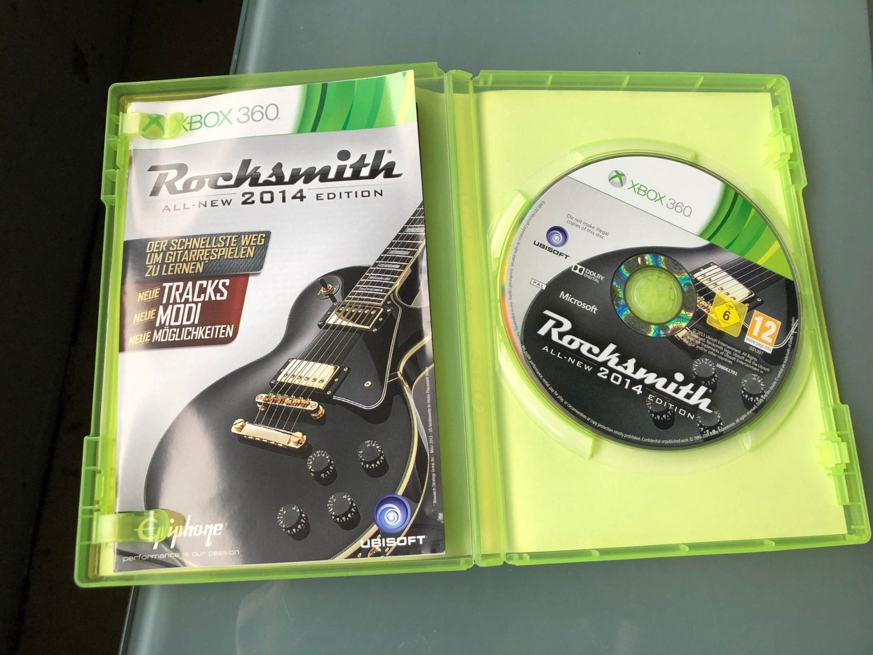 Microsoft Giochi: Xbox 360 Kinect Rocksmith 2014 z. Lernen – Usato da Arisdorf venduto da comestibles 1
