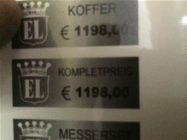 Coltelli: Neu! 24-teiliges Messerset mit Koffer – Nuovo e nell'imballaggio originale da Necker venduto da liq24 4