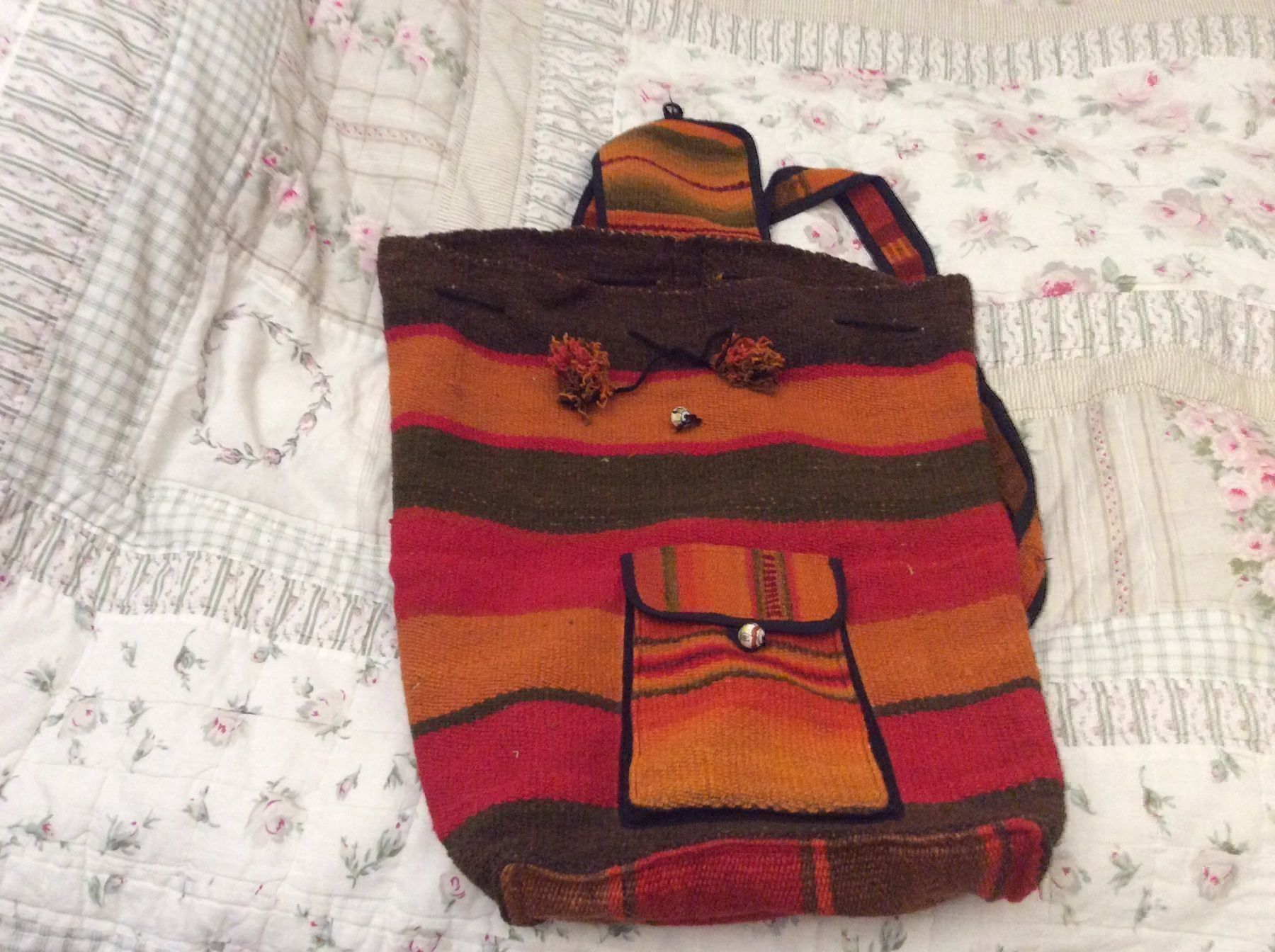 Zaini: Andean peruanischer Rucksack handgewebte – Nuovo (secondo la descrizione) da Winterthur venduto da Kristiinag 3