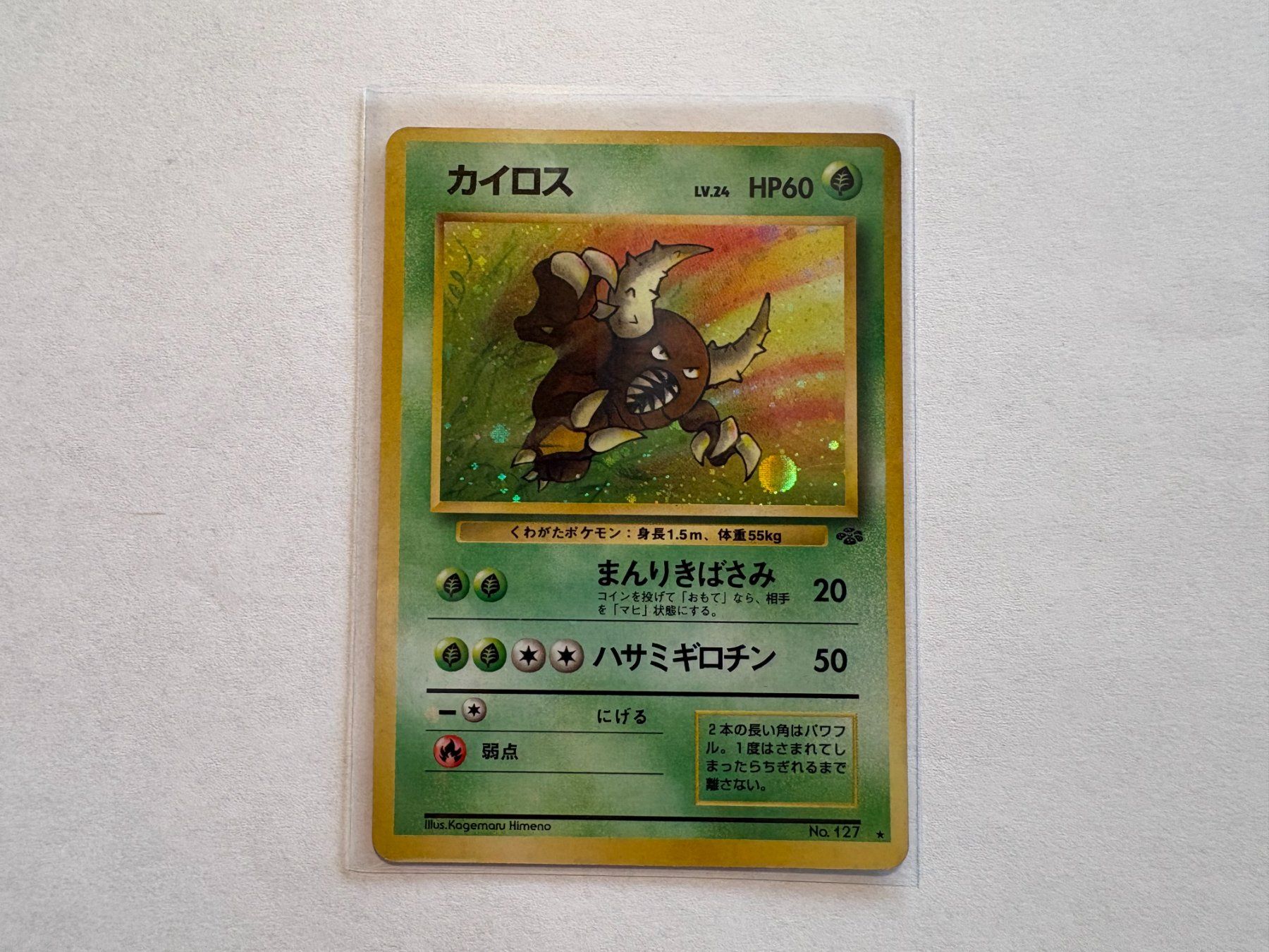 Pokémon Sammelbilder & Trading cards: Pinsir holo bleed Jungle Japanese – Gebraucht aus Hagendorn von Pokecollectorch