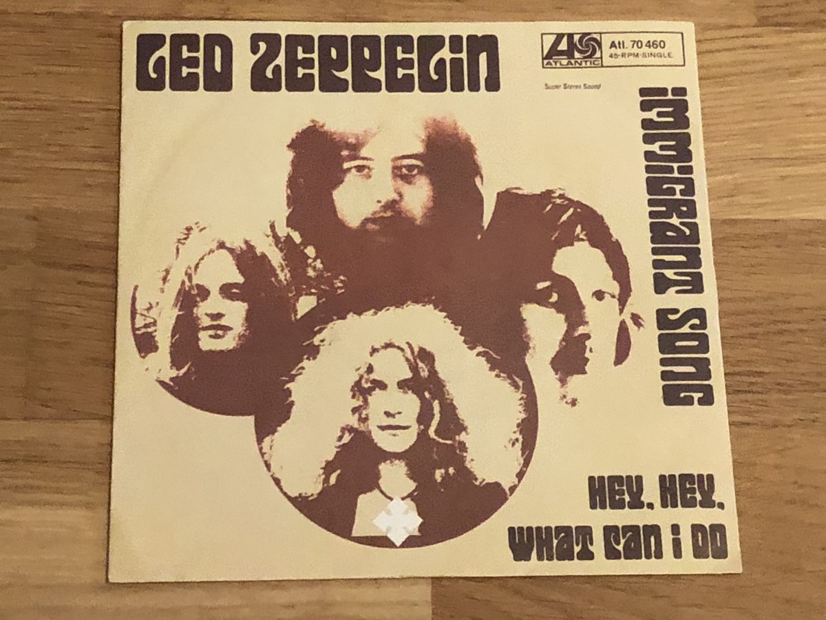 Dischi in vinile: Led Zeppelin. 1970. 7“ Single. Immigrant Song – Usato da Faulensee venduto da Mizuno06