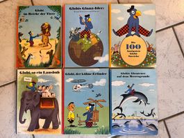 6 Globi Bücher – Sammlerstücke (1971/1974/1975/1977)