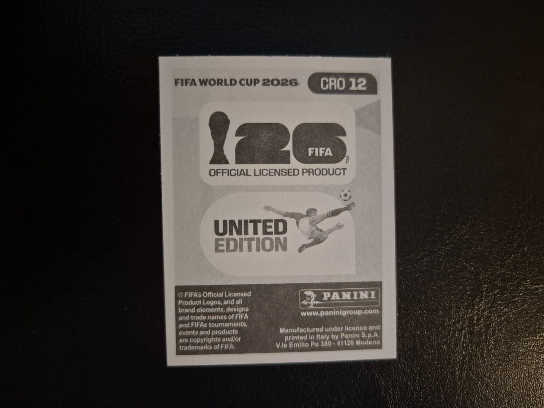 Panini Carte collezionabili: Panini WM 26 CRO 12 – Nuovo (secondo la descrizione) da Rorschacherberg venduto da AJ3108 1