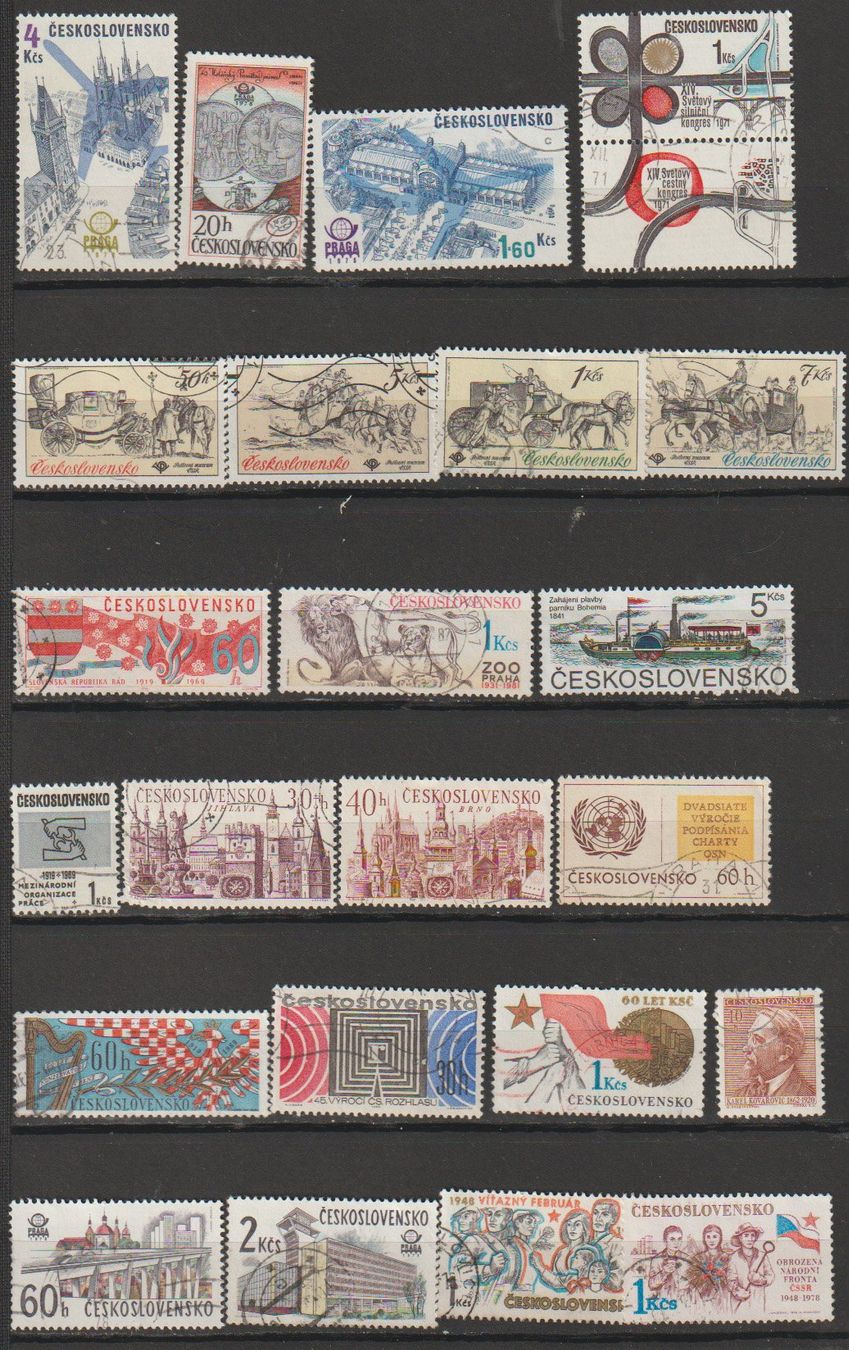 Alle Briefmarken: Tchécoslovaquie Collection bon état – Gebraucht aus Crans-Montana von kira56