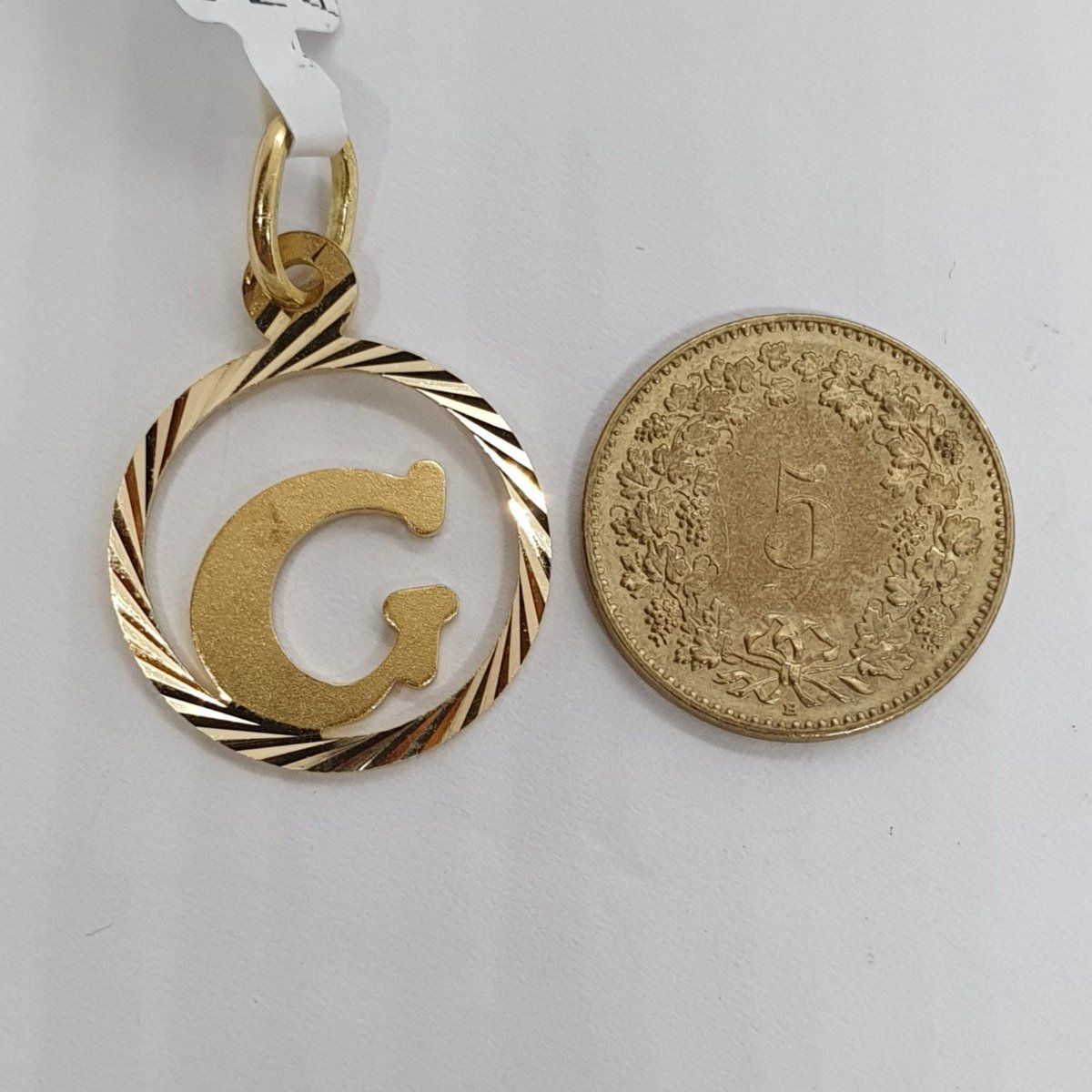 Ciondoli: Echt 18K Gold - G Anhänger – Usato da Luzern venduto da luzerngoldhaus 1