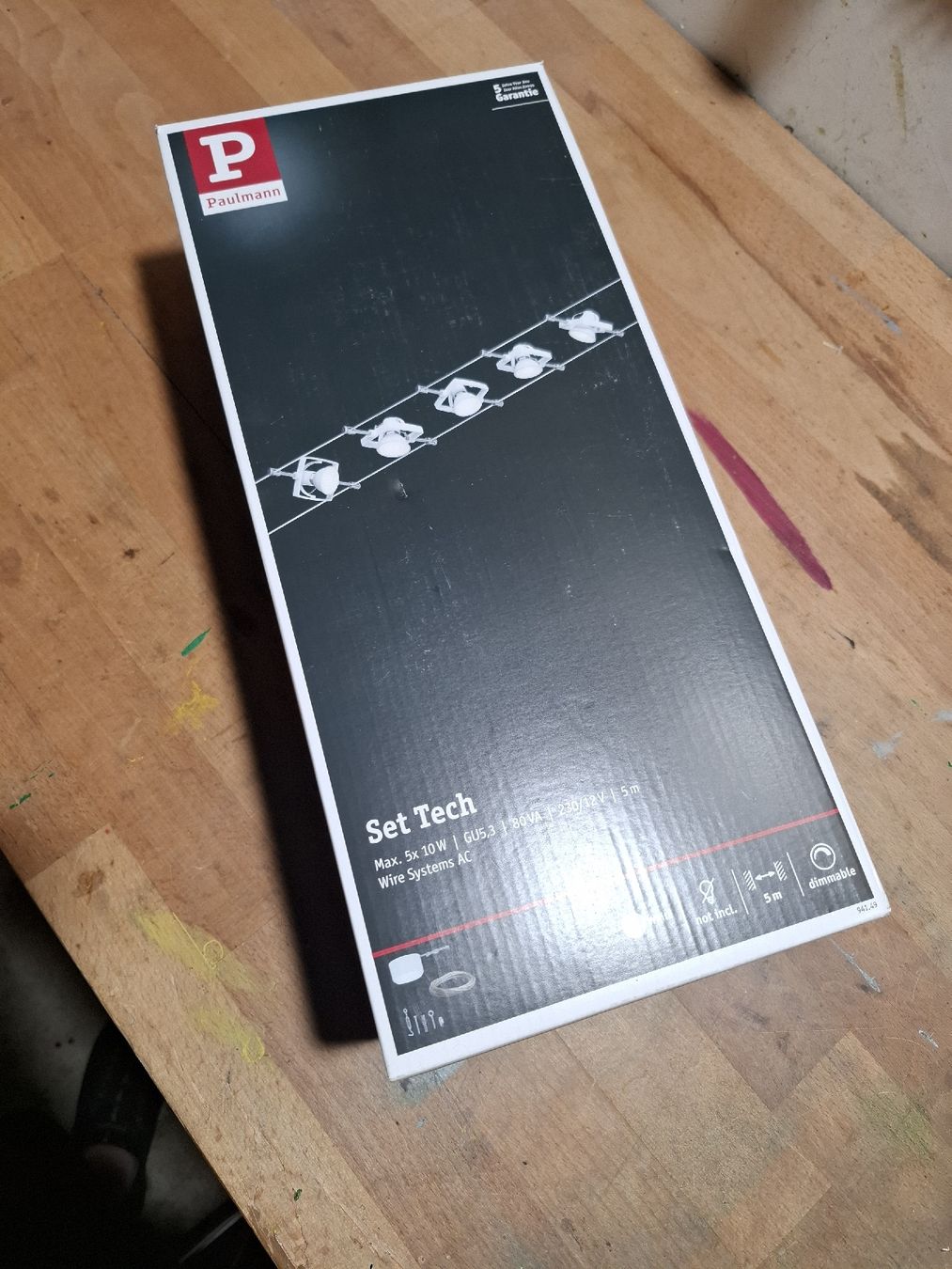 Paulmann Lampadari & plafoniere: Paulmann Set Tech Seilleuchtenset – Nuovo e nell'imballaggio originale da Flaach venduto da maniv6