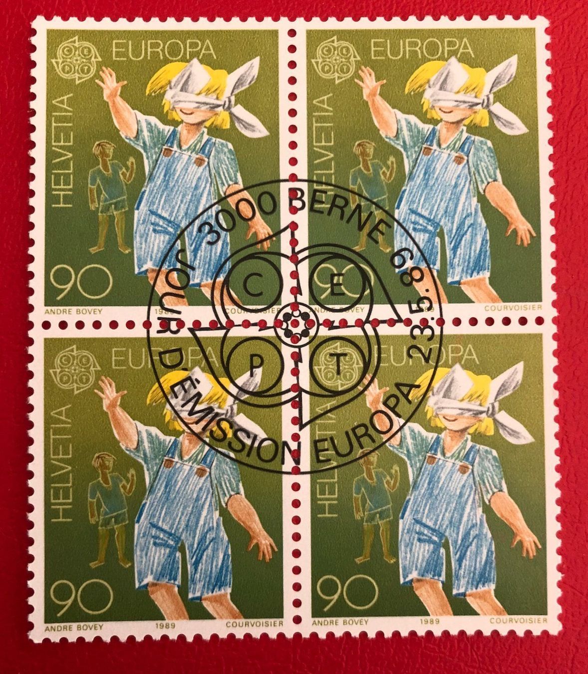Tutti i francobolli: 4 er Block Nr.776 mit Vollstempel Bern – Usato da Aarau venduto da Billa007