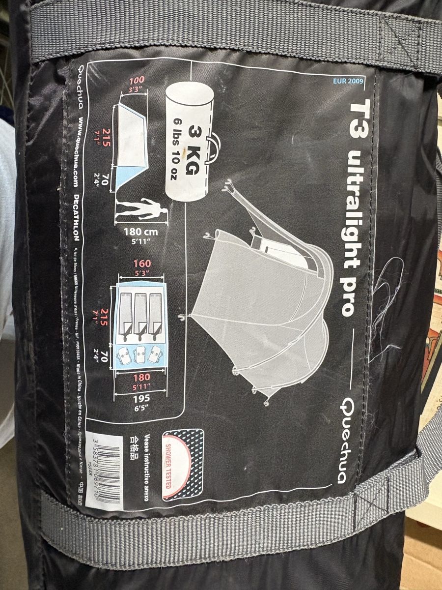 Zelte: Quechua T3 Ultralight Pro Zelt – Gebraucht aus Meilen von 3lchius 1