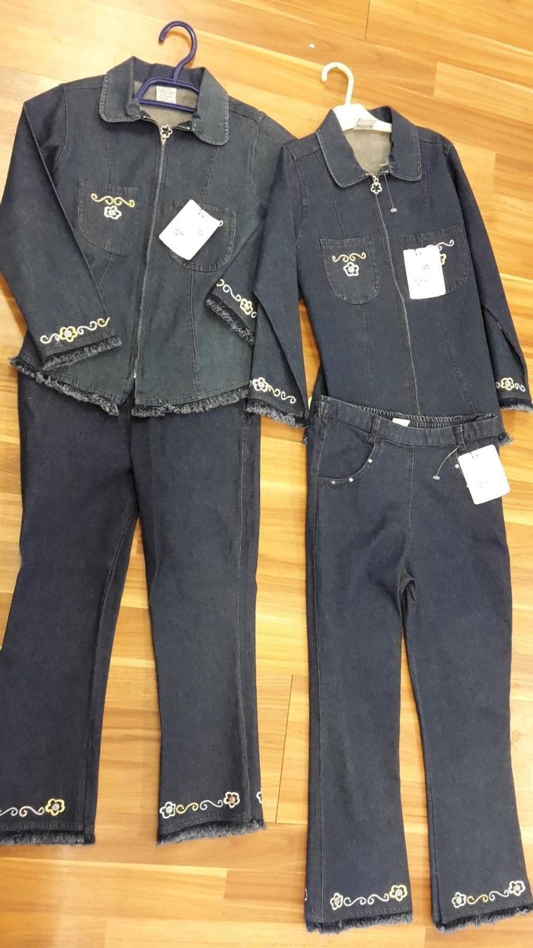 Kleiderpakete & -sets: 2 Jeans Deux piece gr 116 Herz L9 – Neu (gemäss Beschreibung) aus Schwarzenburg von Flamingo07