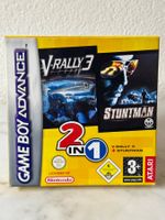 Gameboy Advance GBA 2in1 V-Rally 3 + Stuntman OVP / CIB Top!