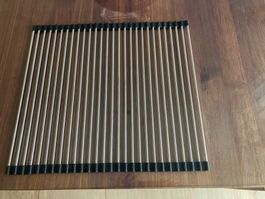 Abtropfgestell Edelstahl, rollbar, neuwertig