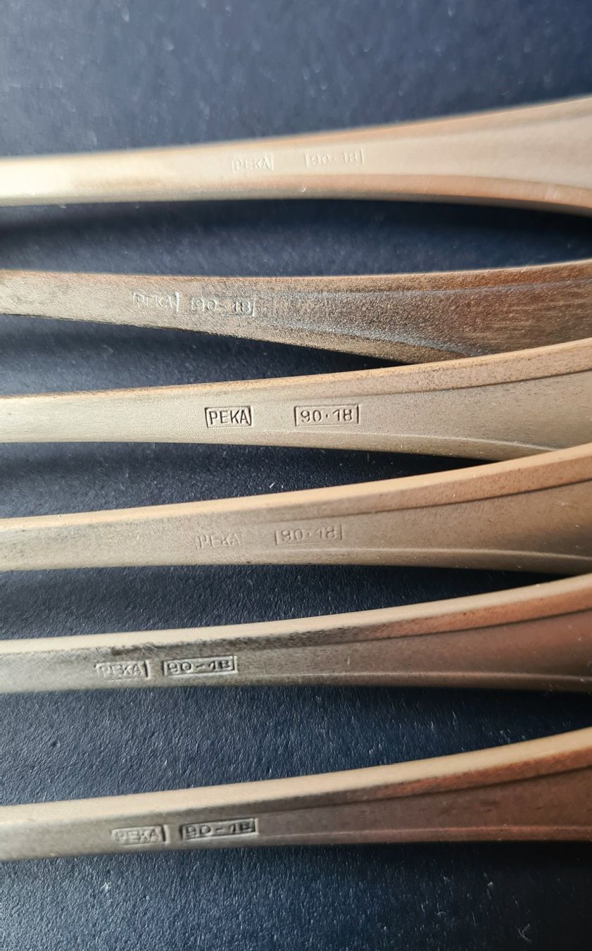 Löffel: Löffel 6 Stück Silber – Gebraucht aus Saland von V-Tour 2