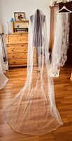 Softtüll Schleier in off white zum Brautkleid