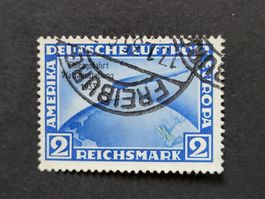 1933, Zeppelin-Chicagofahrt mit Aufdruck
