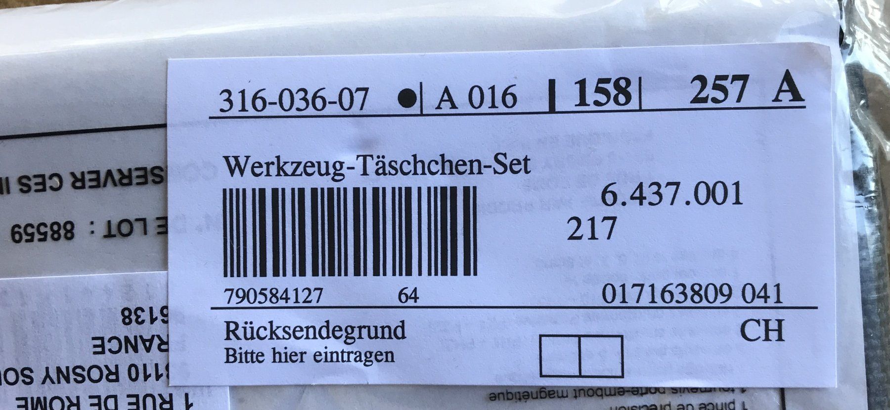 Tutti gli attrezzi: UHRENMACHER WERKZEUG – Nuovo e nell'imballaggio originale da Ostermundigen venduto da Kari1937 1