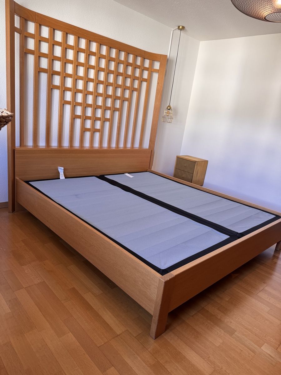 Letti: Massiv Holz Bett inkl oder exklusiv Boxspring Matratze – Usato da Winterthur venduto da Skg123 2