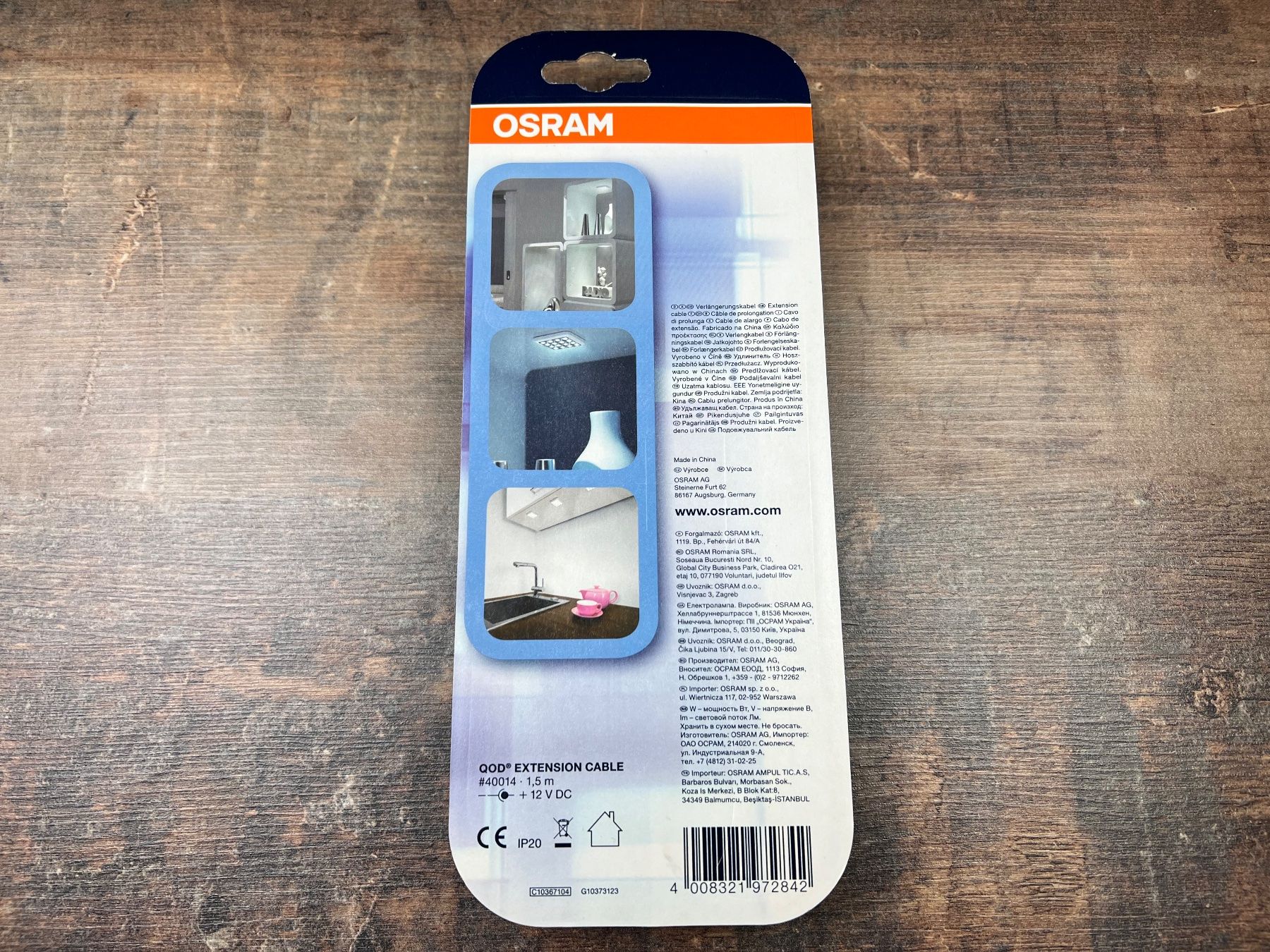 Cavi: EXTENSION CABLE Osram verlängerungs stromkabel – Nuovo e nell'imballaggio originale da Hallau venduto da R.R.91 1