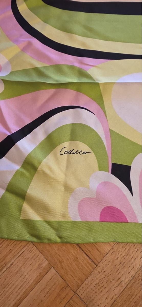 Foulard & Sciarpe: Codello Seidentuch, Frühlingsfarben, Top Zustand! – Usato da St. Gallen venduto da mania03 1
