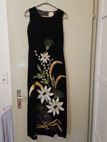 Abendkleid Samt, Designer Vintage, Grösse 36