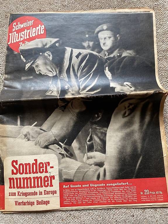 Riviste & Magazine: Kriegsende 1945, Schweizer Illustrierte (6 Hefte) – Usato da Binningen venduto da peter.binningen