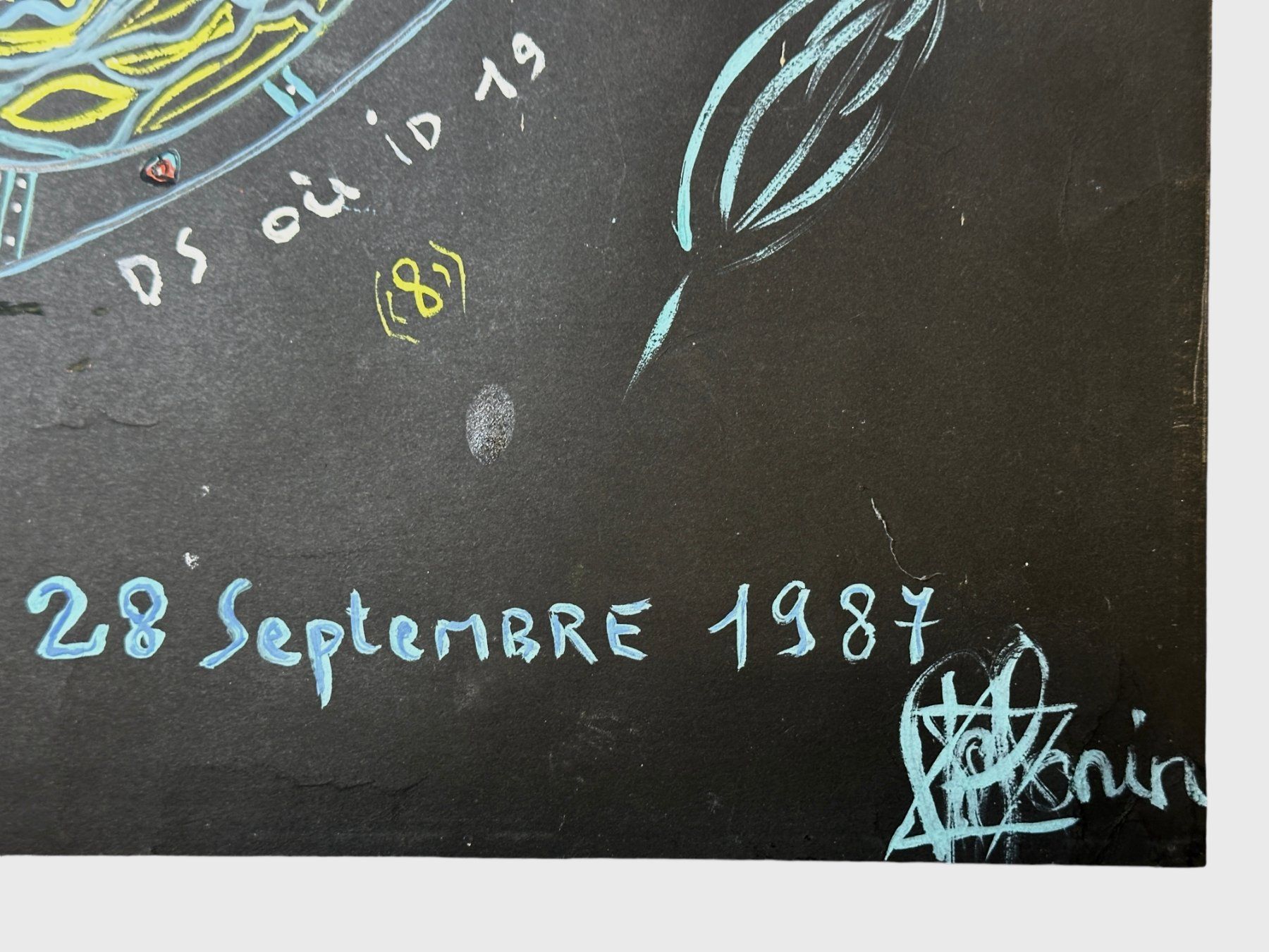 Tableaux: Peinture techniques mixtes sur papier. Signée – D'occasion à Morges par magicle 7