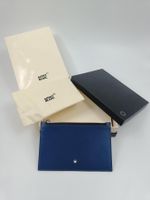 MONTBLANC KARTENETUI " MEISTERSTÜCK " IN BLAUEM LEDER