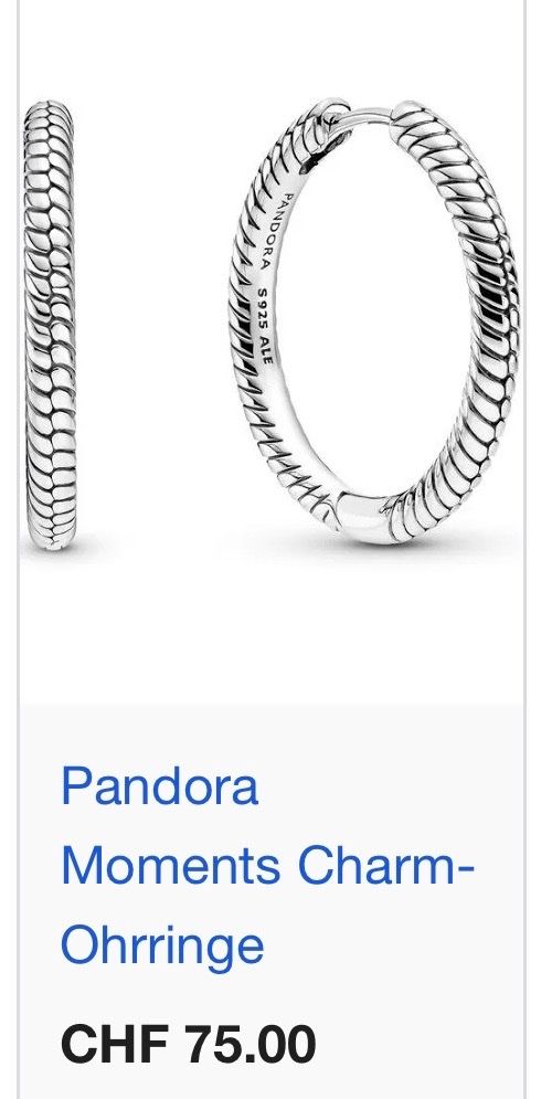 Pandora Orecchini pendenti & Orecchini a lobo: Original Pandora Ohrringe – Nuovo e nell'imballaggio originale da Rüfenacht BE venduto da Milena_1 1