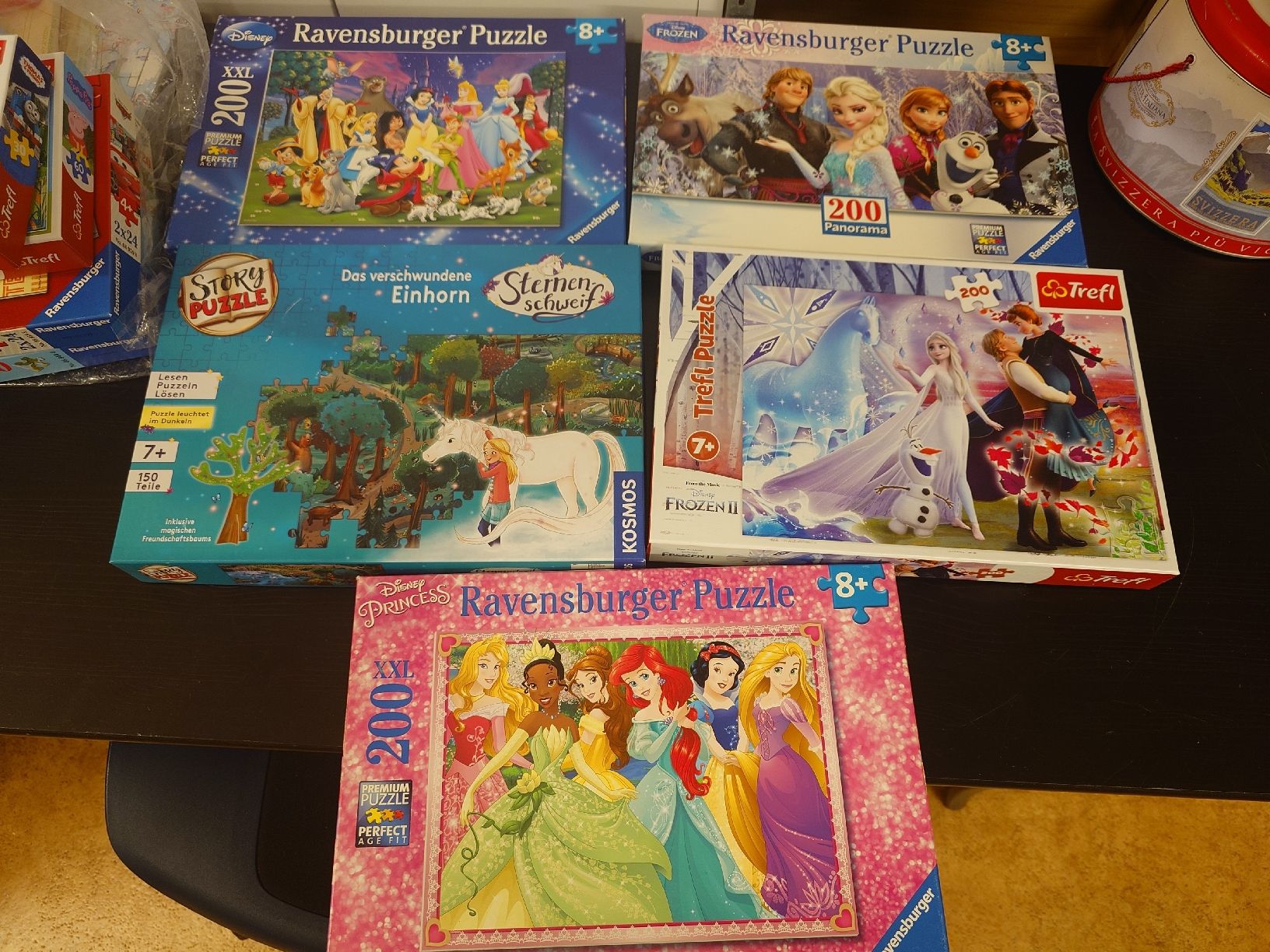 Puzzles: 5 Kinder Puzzles Disney Ravensburger – Gebraucht aus Zürich von daredreamer