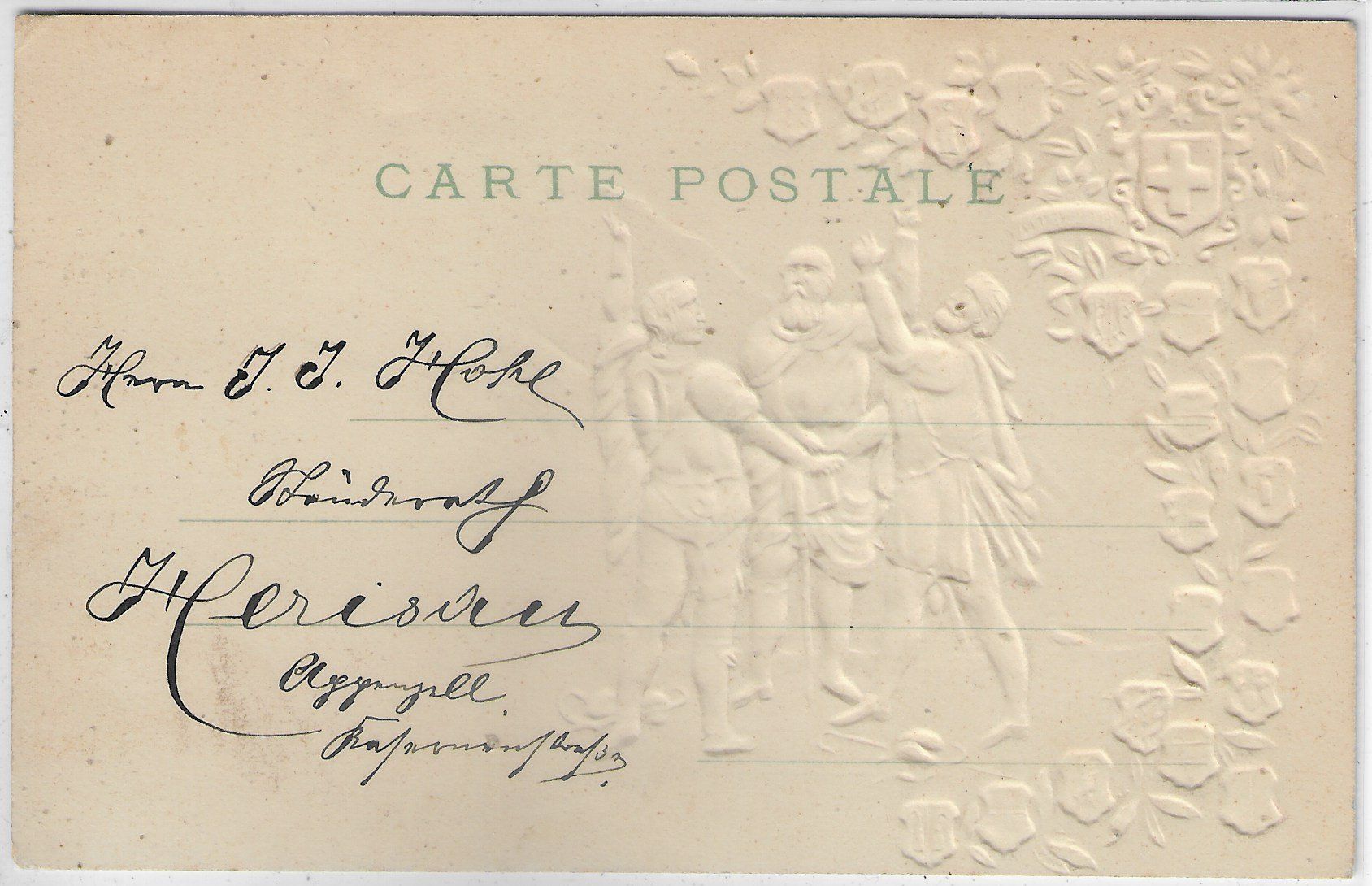 Cartoline postali: Rütlischwur - Präge-Litho – Usato da Ettingen venduto da Kartenplanet 1