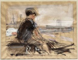 Jean Commère aquarelle Bretagne 47