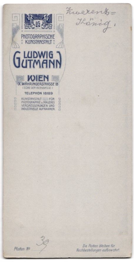 Fotografie & Manifesti: Fotografie L. Gutmann, Wien, Schauspiele – Usato da Berlin venduto da bartko-reher 1
