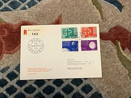 1 Erstagsbrief CH Einschreiben 1966