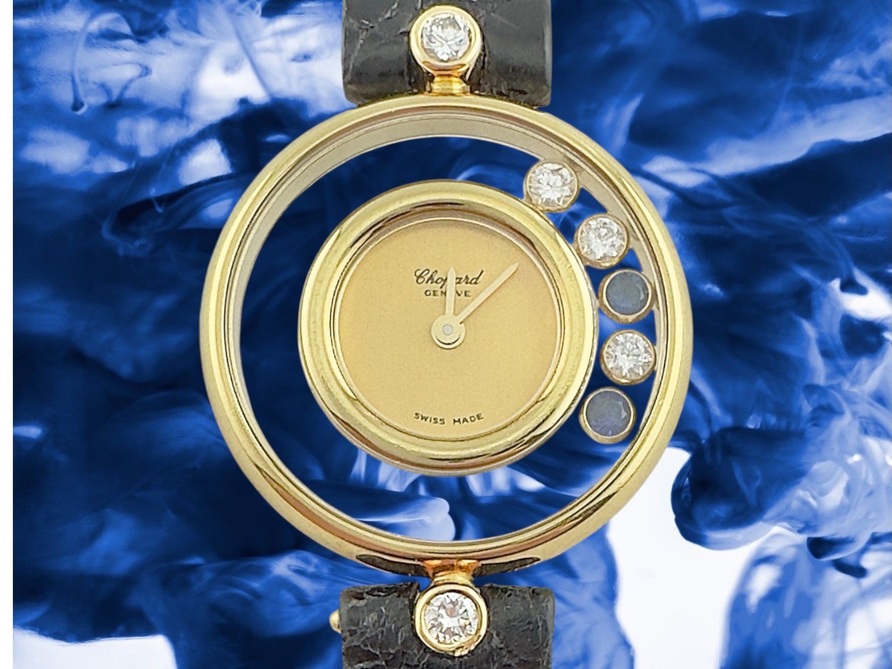 Chopard Orologi: CHOPARD HAPPY DIAMONDS, Ref. 20/3929 mit Chopard - Garantie – Usato da Zuzwil SG venduto da artimmo
