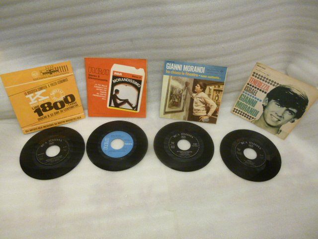 Vinyles: 4x GIANNI MORANDI - Vinile 45 – D'occasion à Pambio Noranco par TREBORLOP 1
