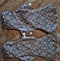 2x Periodenunterwäsche blau 30x16cm mit Druckknopf (Artnr36)
