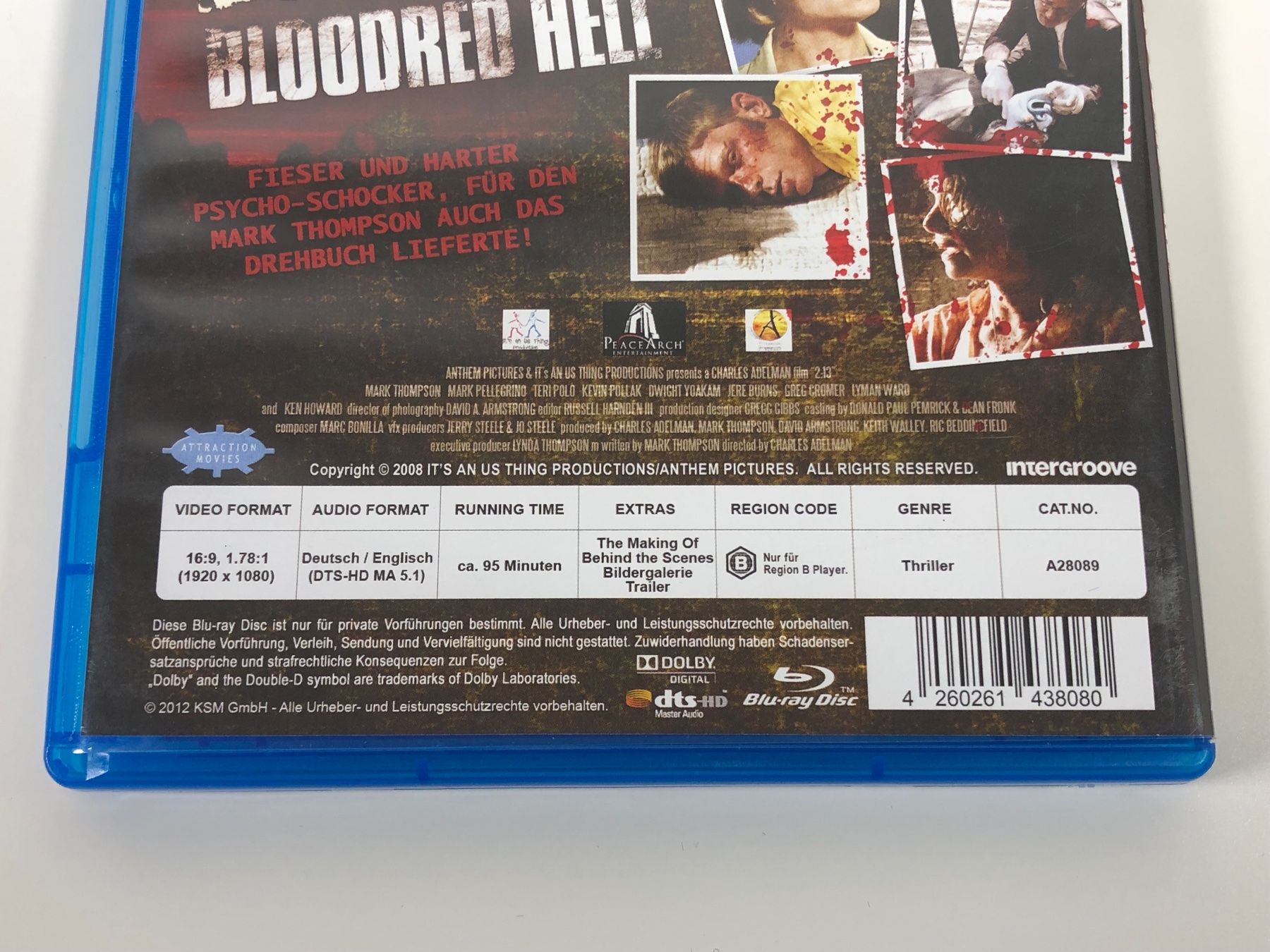 Tous les DVDs: Bloodred Hell (2011) - Bluray – D'occasion à Bern par McFlurry_88 2