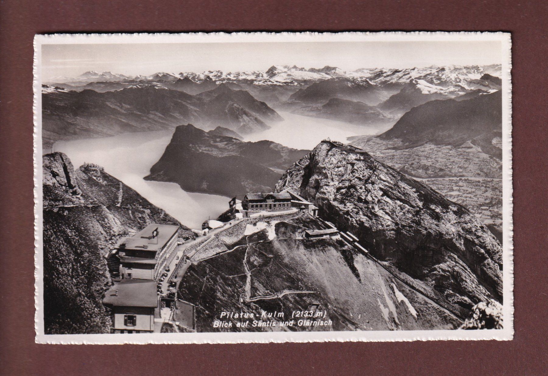 Cartoline postali: PILATUS-KULM - 1943 – Usato da Pully venduto da nicecards-shop