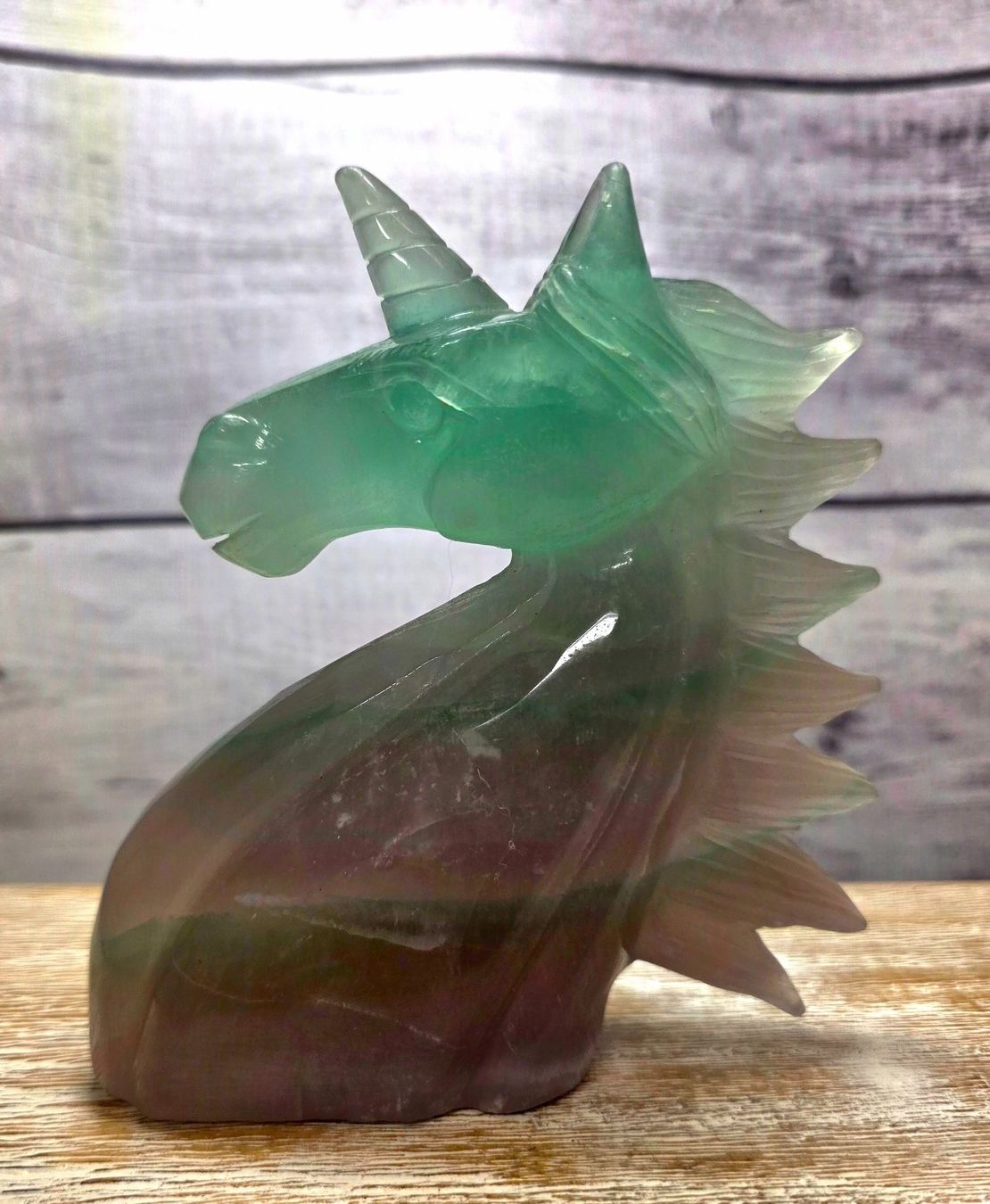 Minerali & Pietre curative: Fluorit Einhorn 1kg – Nuovo e nell'imballaggio originale da Matzingen venduto da Shay_Crystalz